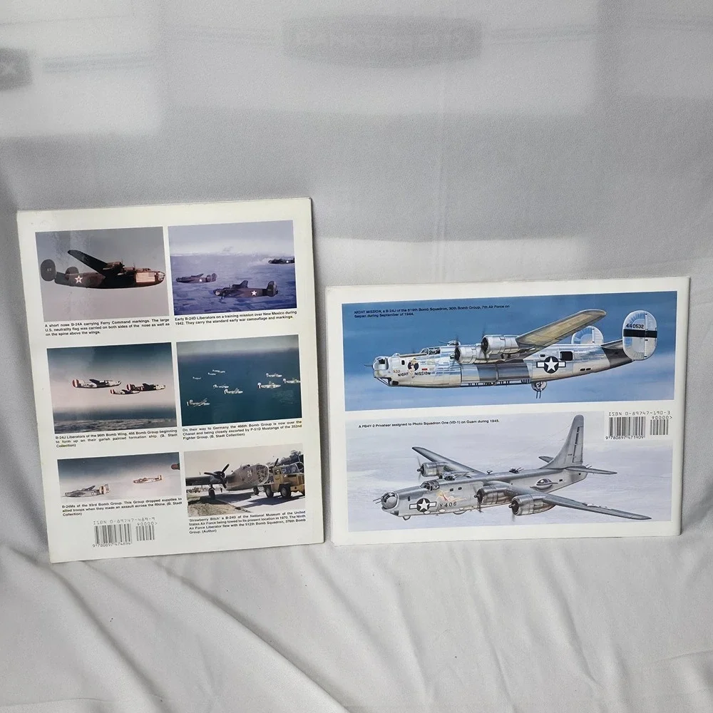 B-24‎ Liberator & B-24 Liberator in Action Books with Bonus Signed Photo of B-24